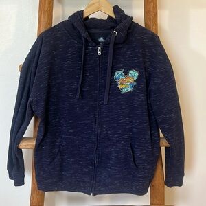 Tropical Mickey Mouse Zip Up Hoodie